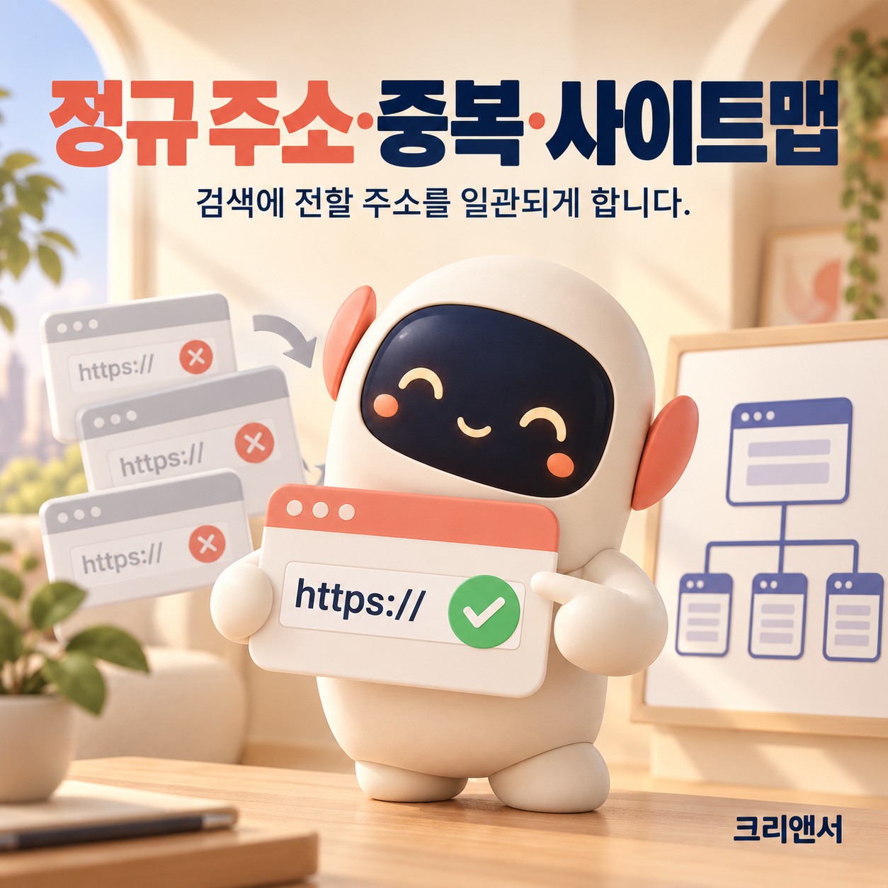 사이트맵과 정규 주소